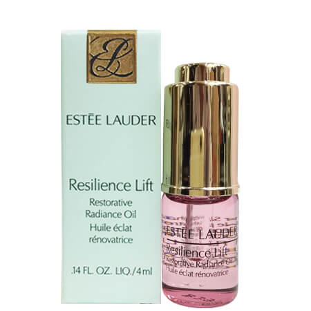 Estee Lauder Resilience Lift Restorative Radiance Oil 4 ml ออยล์เซรั่มบำรุงผิวหน้าเข้มข้น สัมผัสบางเบาให้ผิวเรียบเนียน ยืดหยุ่น ดุจผิวเด็ก โกลว์สวยสุขภาพดี